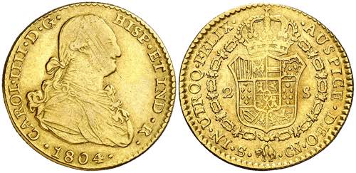 1804. Carlos IV. Sevilla. CN. 2 ... 