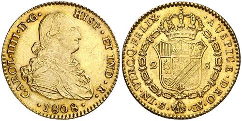 1808. Carlos IV. Sevilla. CN. 2 ... 
