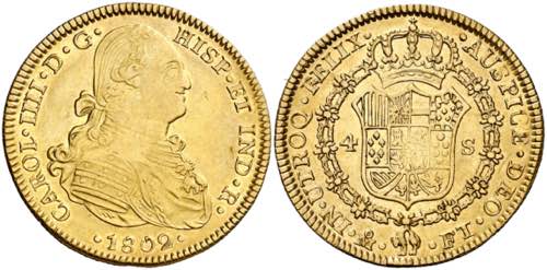 1802. Carlos IV. México. FT. 4 ... 