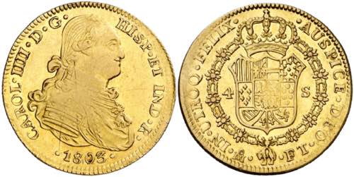 1803/2. Carlos IV. México. FT. 4 ... 
