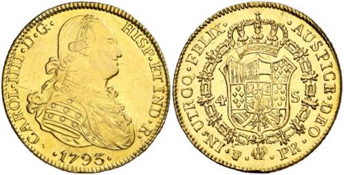 1793. Carlos IV. Potosí. PR. 4 ... 