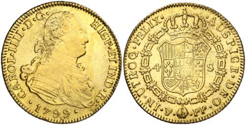 1799. Carlos IV. Potosí. PP. 4 ... 