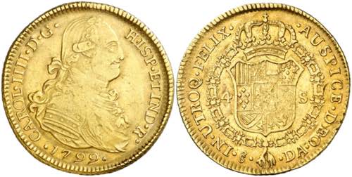 1799. Carlos IV. Santiago. DA. 4 ... 