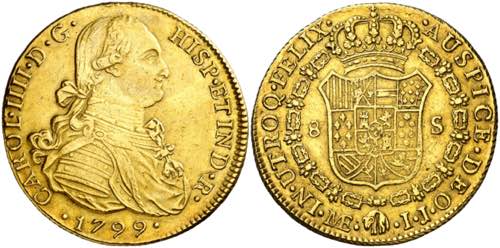 1799. Carlos IV. Lima. IJ. 8 ... 