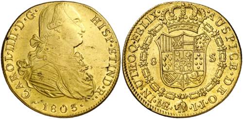 1803. Carlos IV. Lima. IJ. 8 ... 