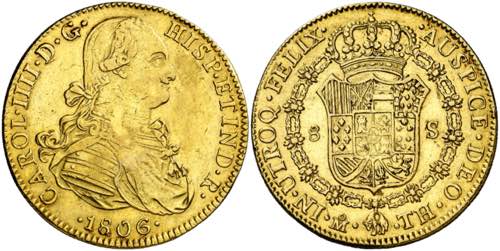 1806. Carlos IV. México. TH. 8 ... 