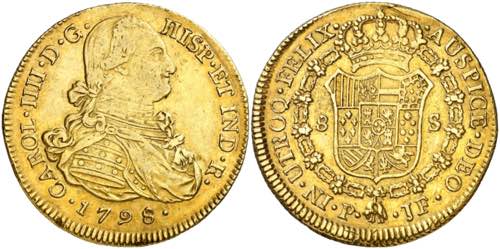 1798. Carlos IV. Popayán. JF. 8 ... 