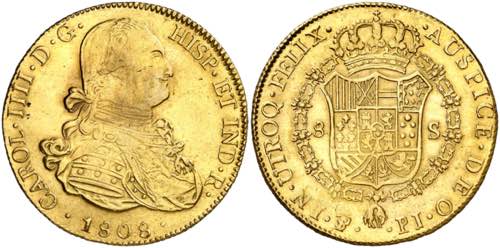 1808. Carlos IV. Potosí. PJ. 8 ... 