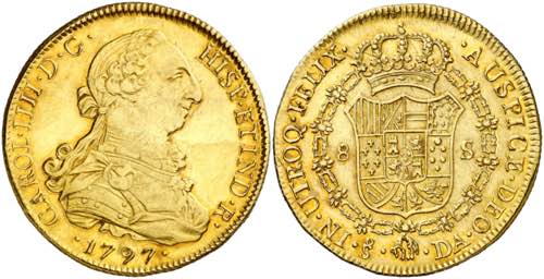 1797. Carlos IV. Santiago. DA. 8 ... 