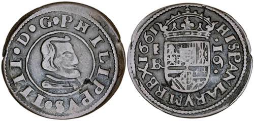 1661. Felipe IV. Segovia. BR. 16 ... 