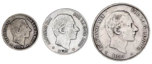 1883. Alfonso XII. Manila. 10, 20 ... 