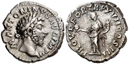 (163 d.C.). Marco Aurelio. ... 