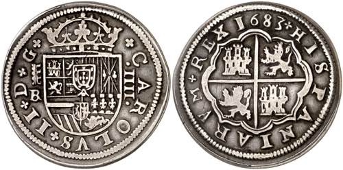 1683. Carlos II. Segovia. BR. 4 ... 