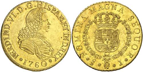 1760/59. Fernando VI. Santiago. J. ... 