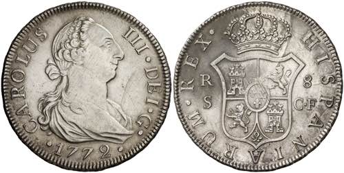1772. Carlos III. Sevilla. CF. 8 ... 