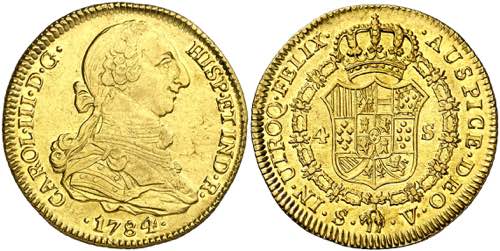 1784. Carlos III. Sevilla. V. 4 ... 