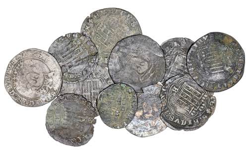 Lote de 11 monedas de Enrique IV: ... 