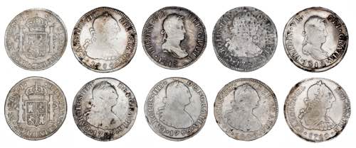 1780 a 1818. 2 reales. 10 monedas, ... 