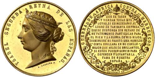 1859. Isabel II. Guerra de África ... 