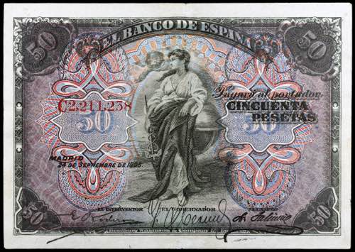 1906. 50 pesetas. (Ed. D5) (Ed. ... 