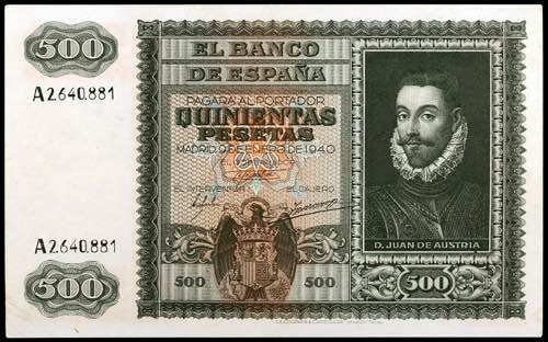 1940. 500 pesetas. (Ed. D40) (Ed. ... 