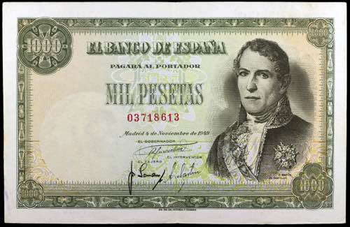 1949. 1000 pesetas. (Ed. D59) (Ed. ... 