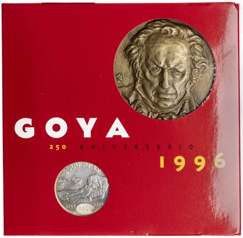 1996. Goya. Expositor con una ... 