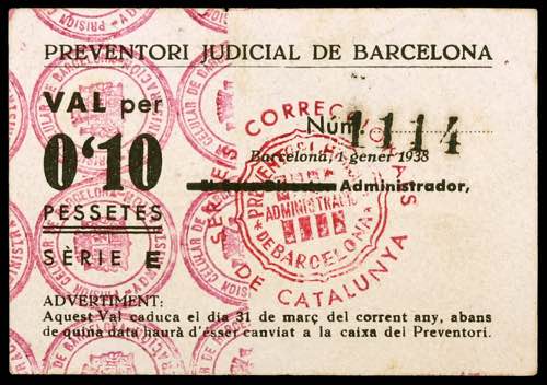 Barcelona. Preventori Judicial. 10 ... 