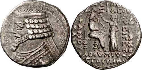 Imperio Parto. Phraates IV (38-2 ... 