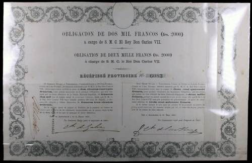 1869. Carlos VII, Pretendiente. ... 