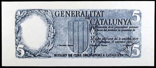 1936. Generalitat de Catalunya. 5 ... 