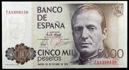 1979. 5000 pesetas. 23 de octubre, ... 