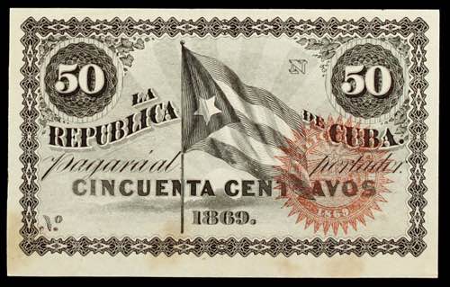 1869. La República de Cuba. 50 ... 