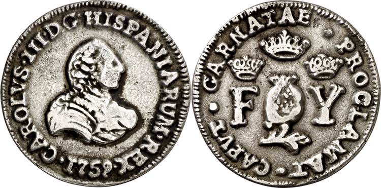 1759. Carlos III. Granada. ... 