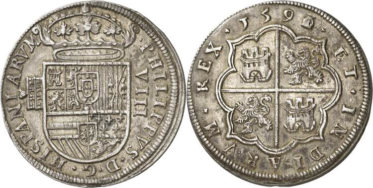 1591/0. Felipe II. Segovia. 8 ... 