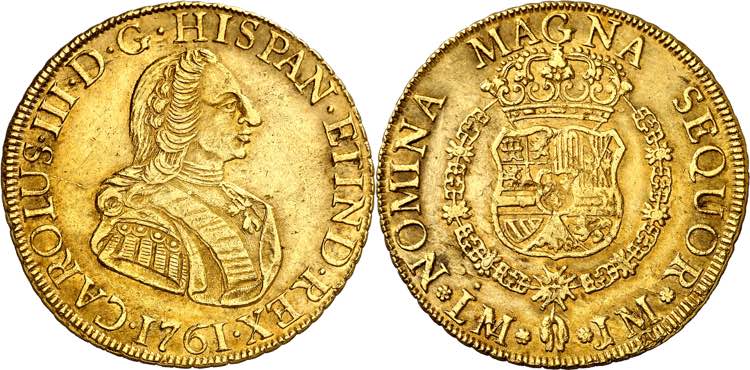 1761. Carlos III. Lima. JM. 8 ... 
