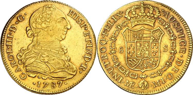 1787. Carlos III. Lima. MI. 8 ... 