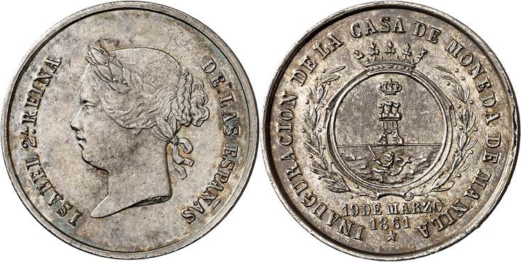 Philipinas. 1861. Isabel II. ... 