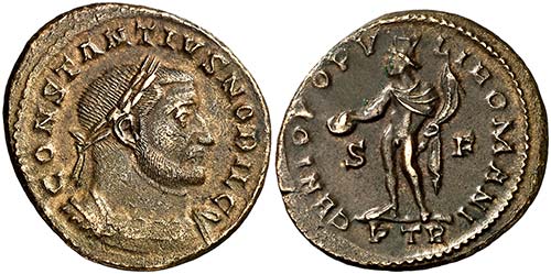 (303-305 d.C.). Constancio I, ... 