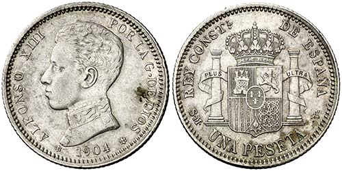 1904*1904. Alfonso XIII. SMV. 1 ... 