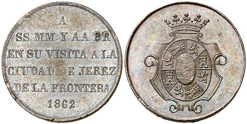 1862. Isabel II. Jerez de la ... 