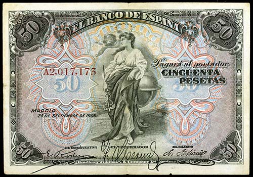 1906. 50 pesetas. (Ed. B99a) (Ed. ... 