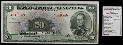 1941. Venezuela. Banco Central. ... 
