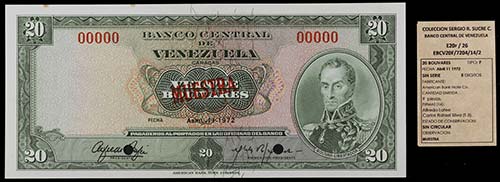 1972. Venezuela. Banco Central. ... 