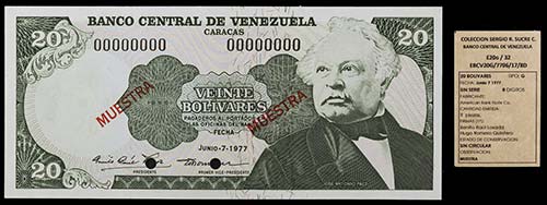 1977. Venezuela. Banco Central. ... 