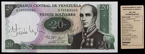 1987. Venezuela. Banco Central. ... 