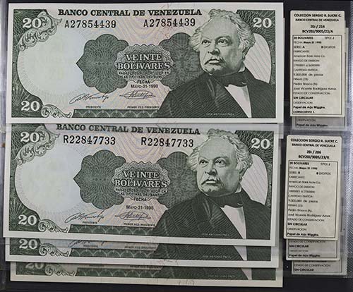 1987 y 1990. Venezuela. Banco ... 