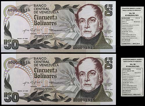 1981. Venezuela. Banco Central. ... 