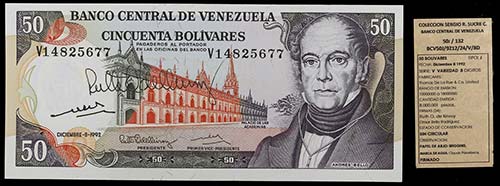 1992. Venezuela. Banco Central. ... 
