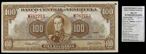 1962. Venezuela. Banco Central. ... 